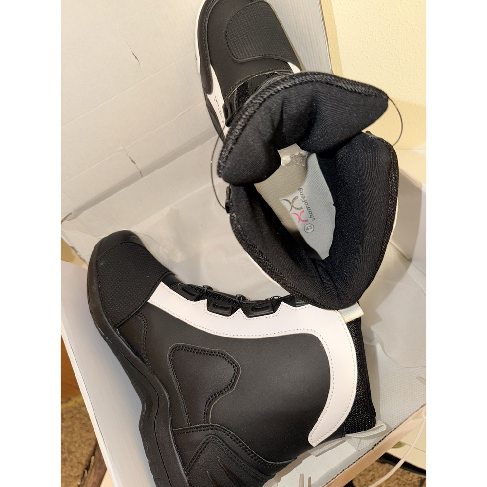 Shamofeng‎ Motorcycle Shoes Men Racing Bike Boots Off-Road Driving men's 12